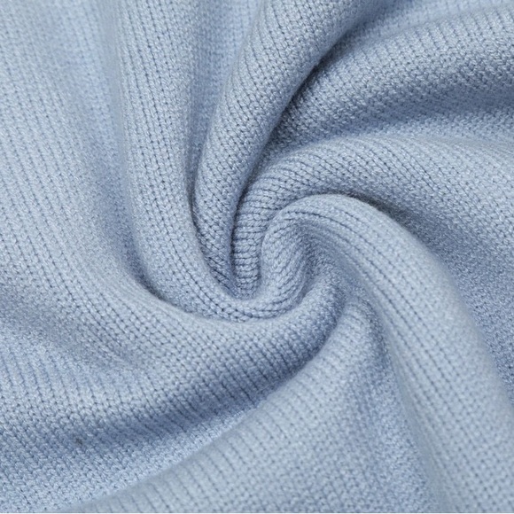 Ami Sky Blue Cardigan with Heart Detail - Picture 7 of 8